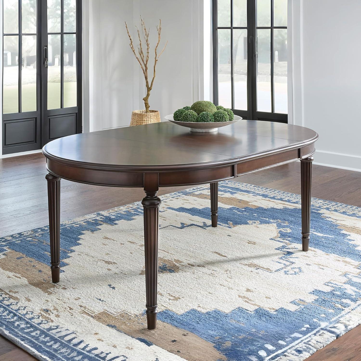 imageSignature Design by Ashley Lavinton Classic Dining Extension Table Dark Brown