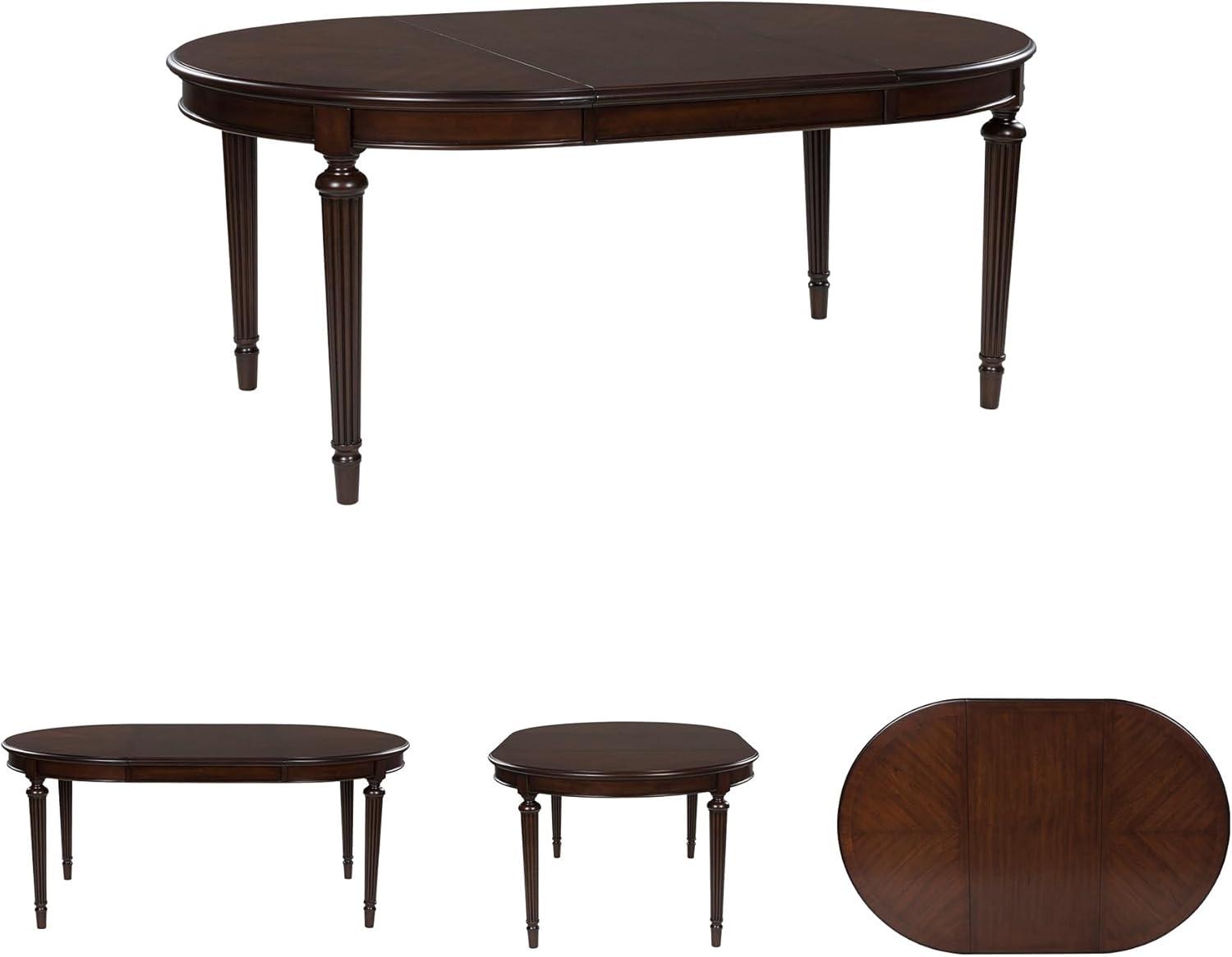 imageSignature Design by Ashley Lavinton Classic Dining Extension Table Dark Brown
