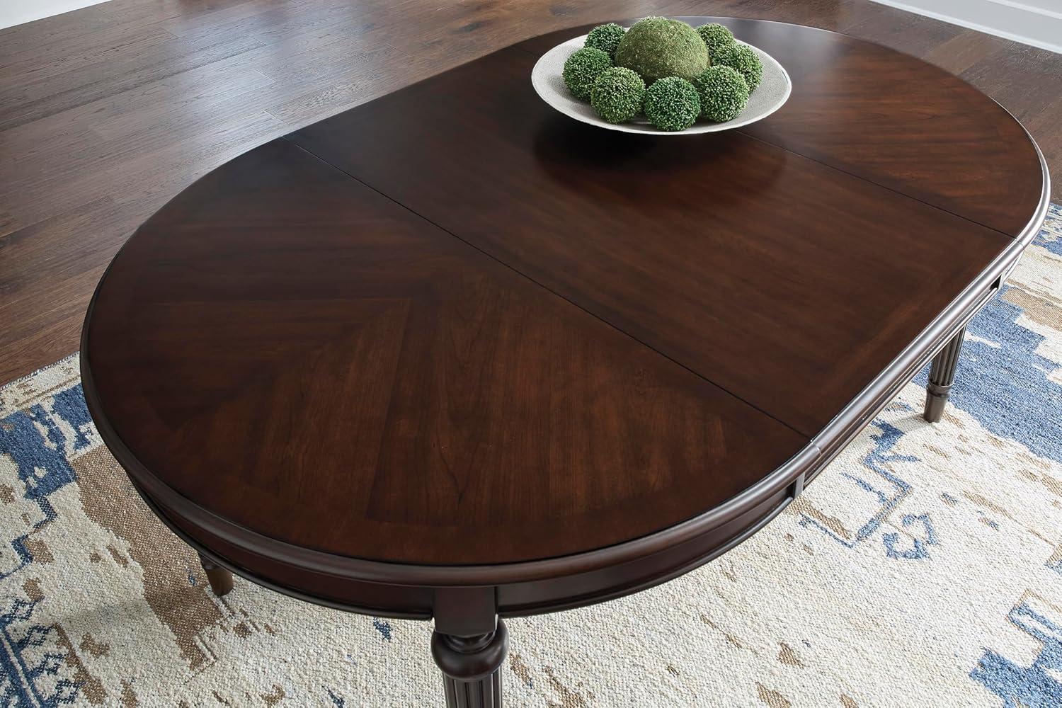 imageSignature Design by Ashley Lavinton Classic Dining Extension Table Dark Brown