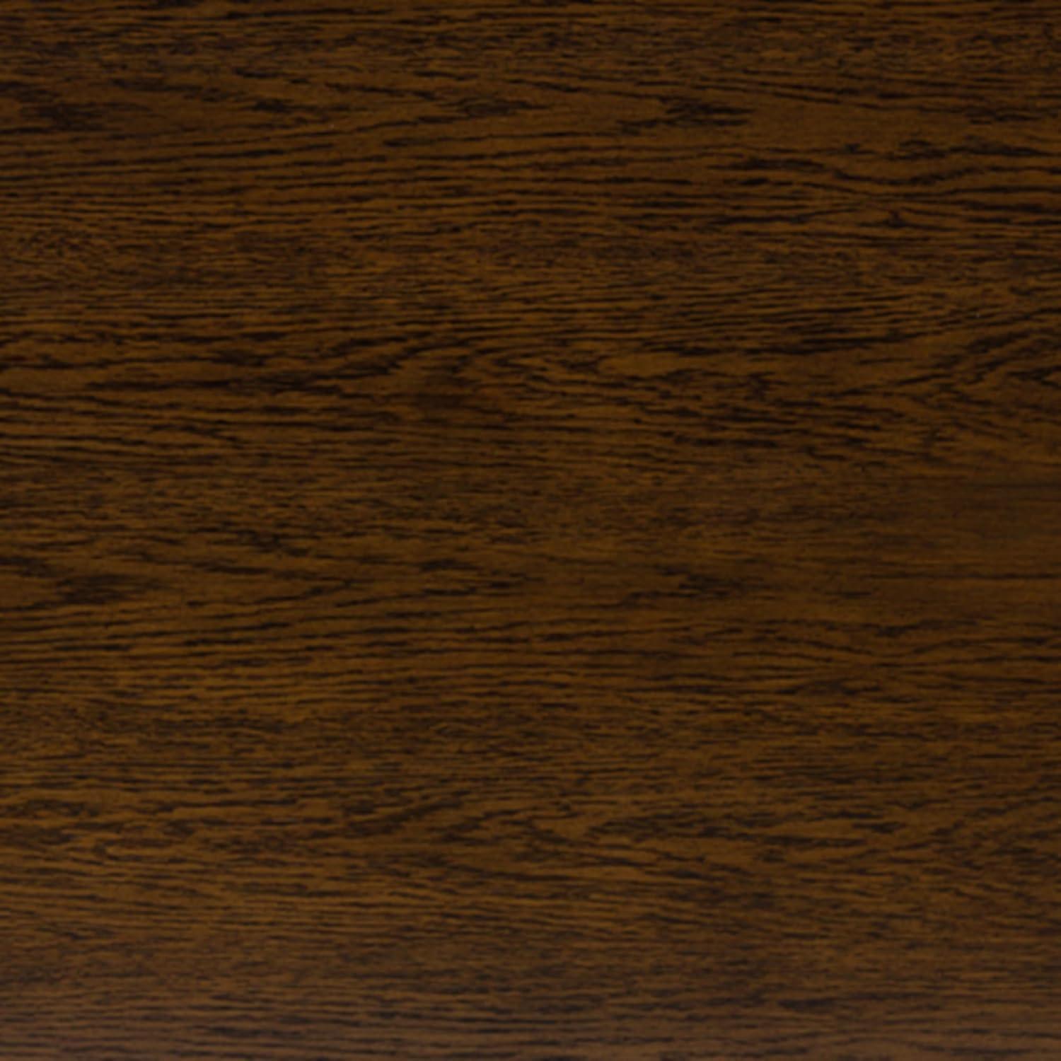 imageSignature Design by Ashley Maylee Classic Sofa Table with Cabriole Legs and Metal Stretcher Dark Brown