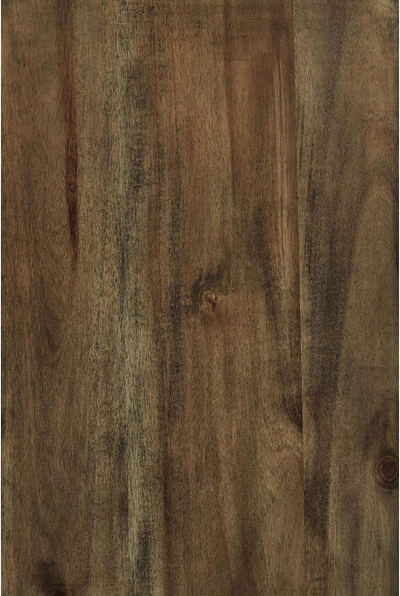 imageSignature Design by Ashley Moriville Casual Rustic Upholstered Dining Bench Grey ampamp BrownBrown