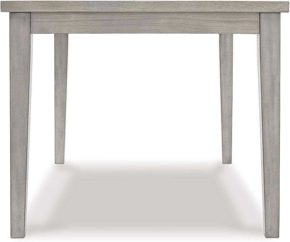 imageSignature Design by Ashley Parellen Modern Farmhouse Rectangular Dining Room Table Gray