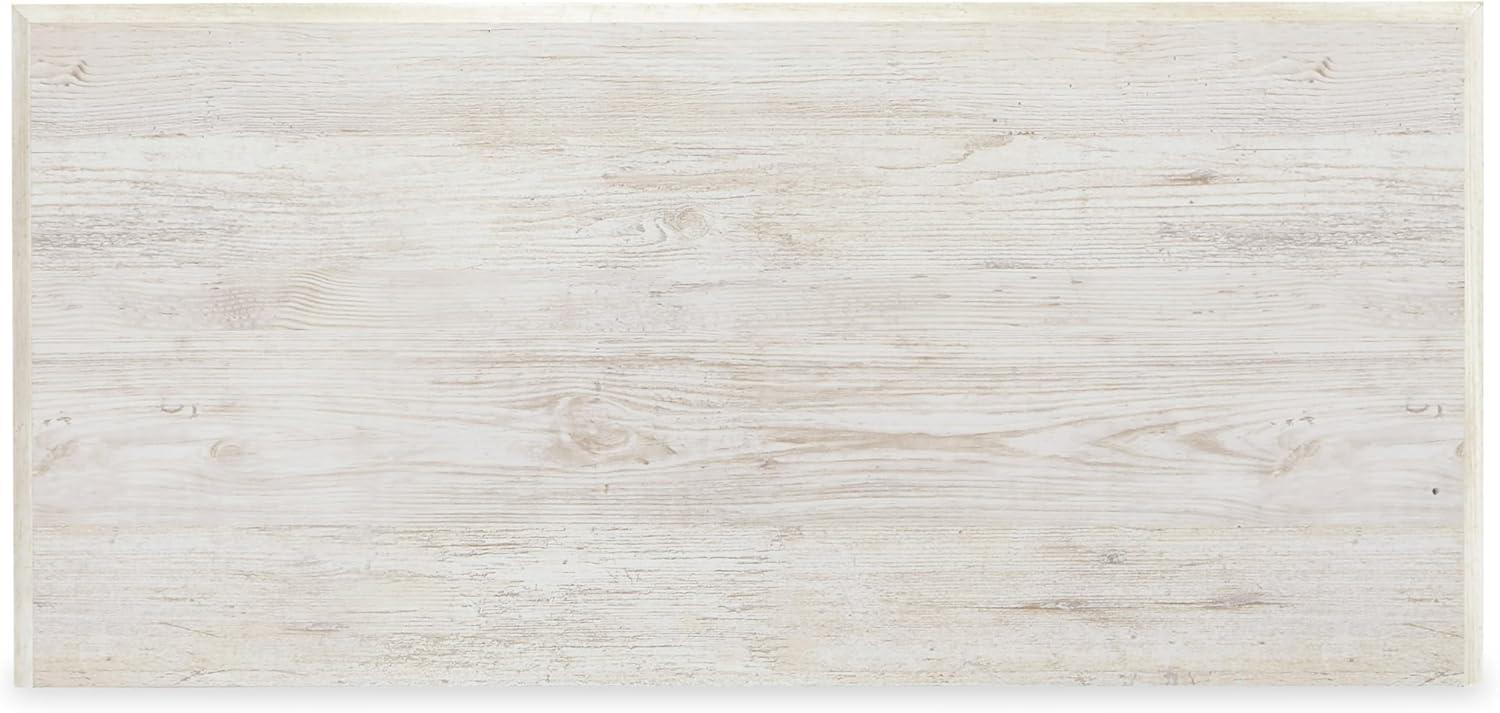 imageSignature Design by Ashley Paxberry Boho 5 Drawer Dressing Chest with Slider Door ampamp 3 Adjustable Shelves WhitewashWhitewash