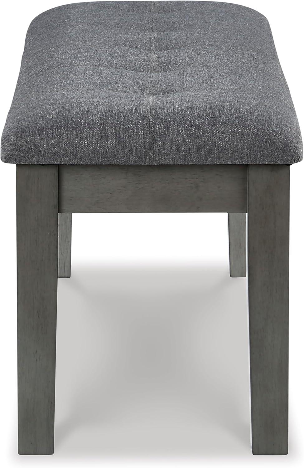 imageSignature Design by Ashley Ralene Tufted Upholstered Dining Room Bench Medium BrownGrey