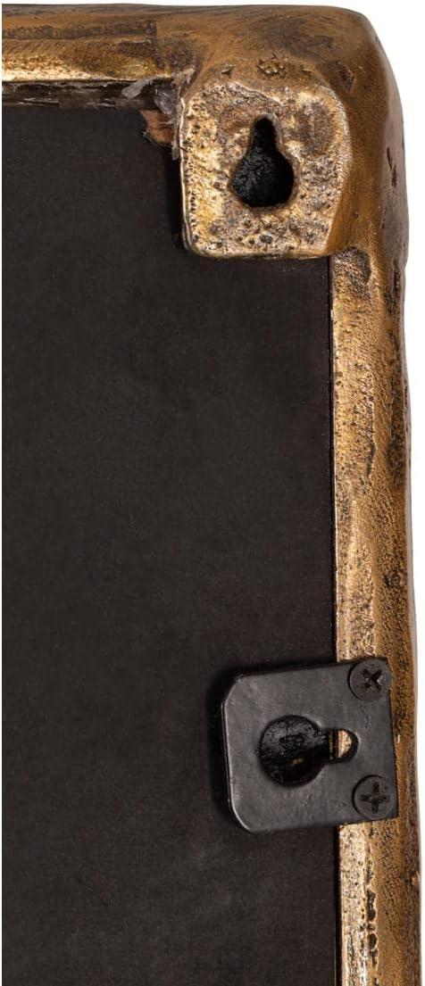 imageSignature Design by Ashley Ryandale Antique 72quot Rectangular Aluminum Full Length Floor Mirror Metallic