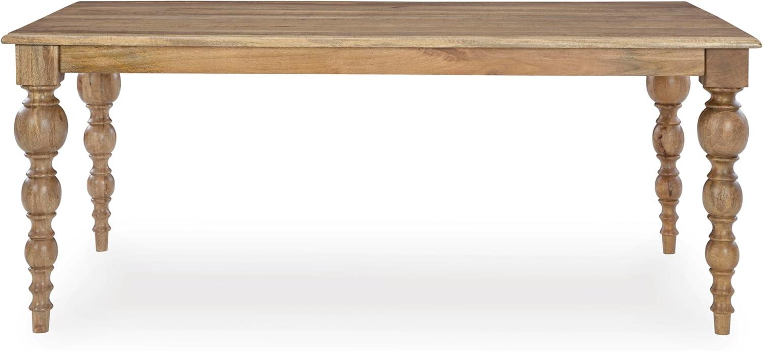 imageSignature Design by Ashley Rybergston Casual Dining Table with 4 Legs Light Brown