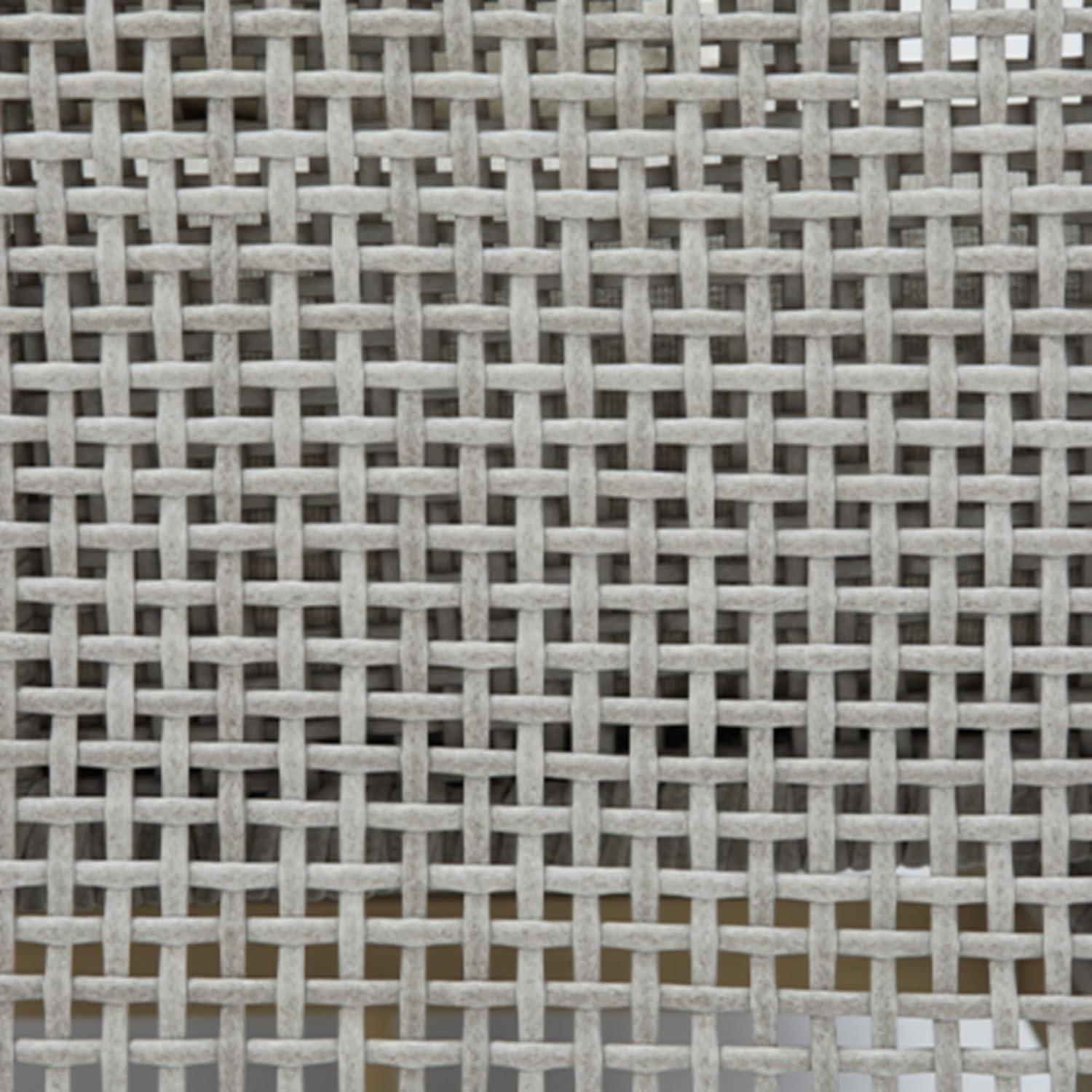 imageSignature Design by Ashley Seton Creek Cottage Nuvella Weather Resistant Fabric Outdoor Loveseat with Cushion and 2 Throw Pillows Light Brown ampamp Light GrayOutdoor Ottoman with Cushion