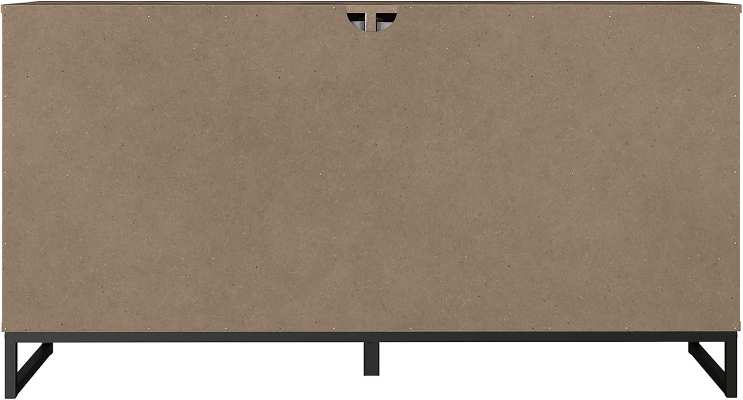 imageSignature Design by Ashley Socalle Modern 6Drawer Dresser with Safety Stop BlackPlankBlack1