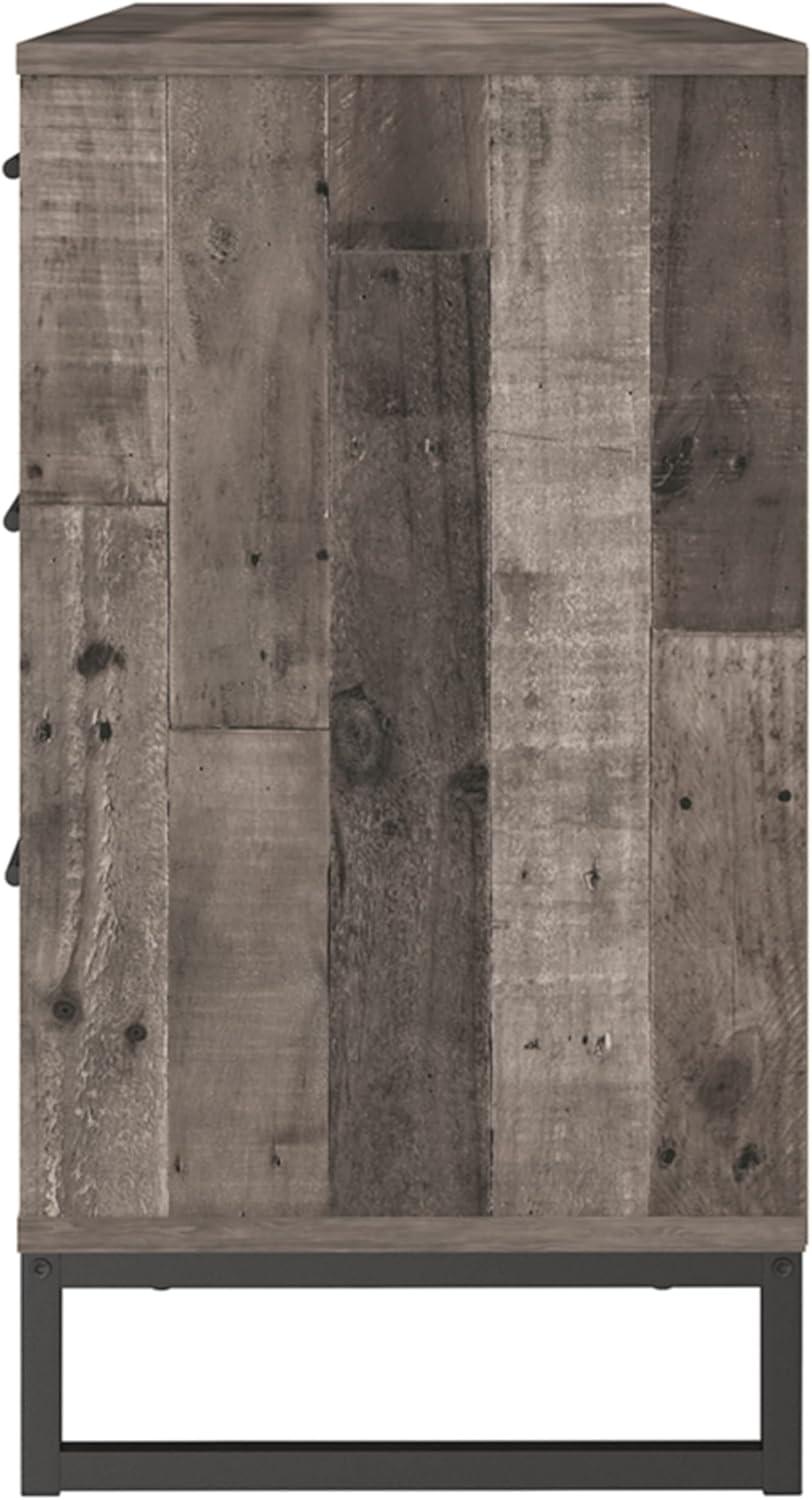 imageSignature Design by Ashley Socalle Modern 6Drawer Dresser with Safety Stop BlackPlankBlack1