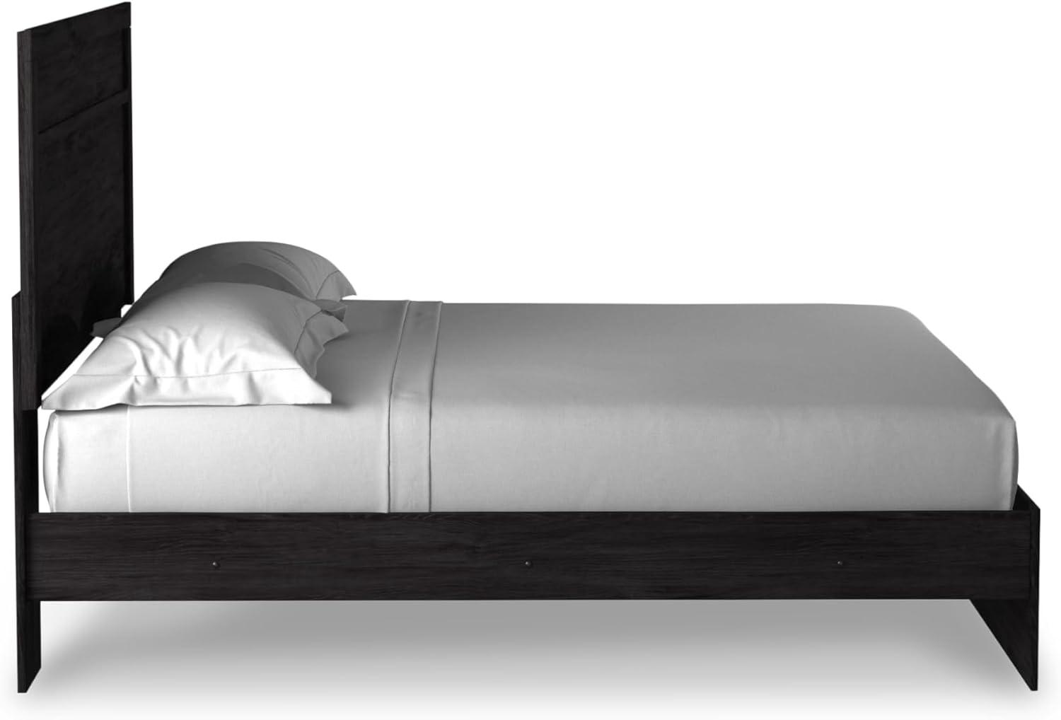 imageSignature Design by Ashley Stelsie Vintage SmoothGliding 6Drawer Dresser and Mirror with Safety Stop WhiteCharcoal