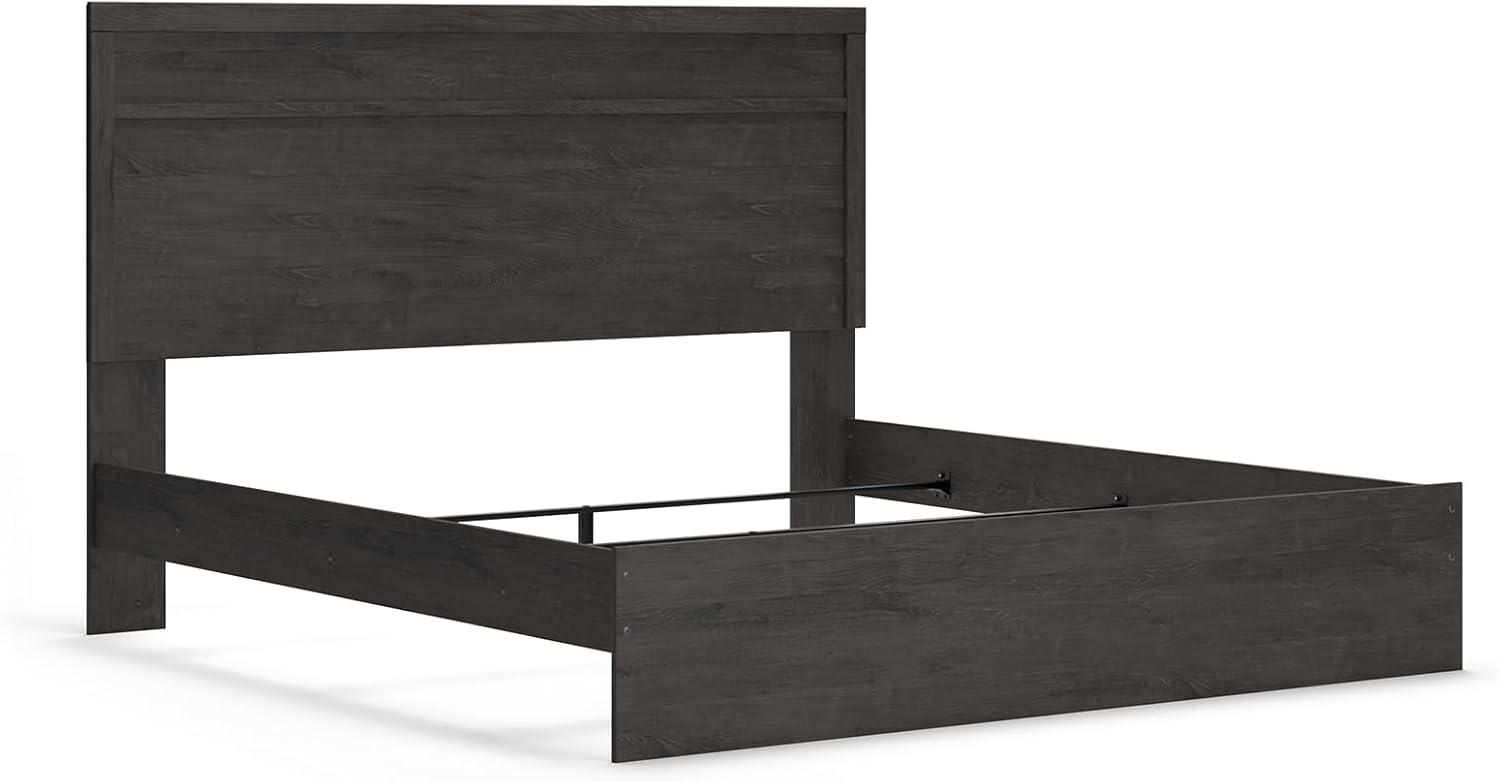 imageSignature Design by Ashley Stelsie Vintage SmoothGliding 6Drawer Dresser and Mirror with Safety Stop WhiteCharcoal
