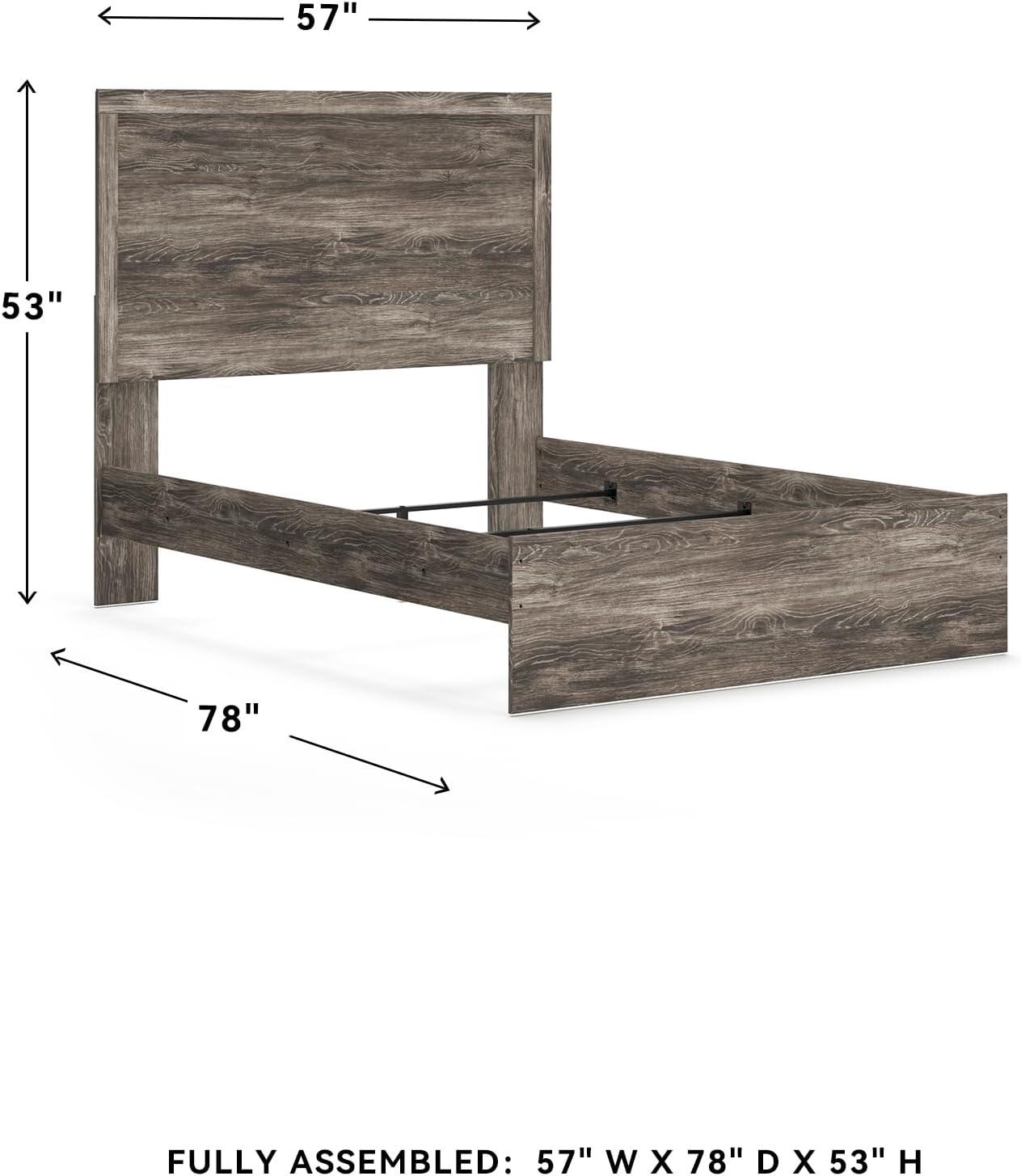 imageSignature Design by Ashley Stelsie Vintage SmoothGliding 6Drawer Dresser and Mirror with Safety Stop WhiteGrey