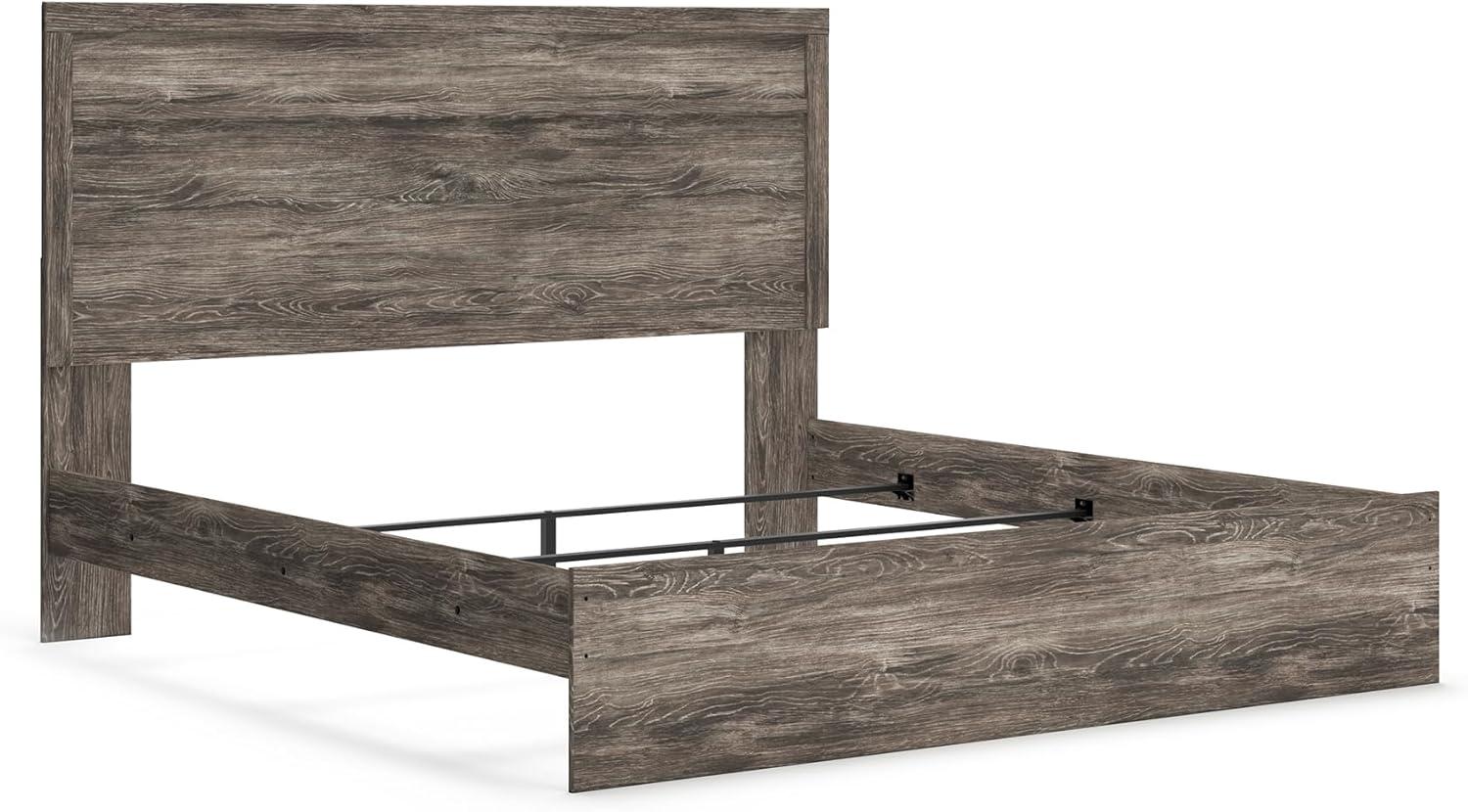 imageSignature Design by Ashley Stelsie Vintage SmoothGliding 6Drawer Dresser and Mirror with Safety Stop WhiteGrey