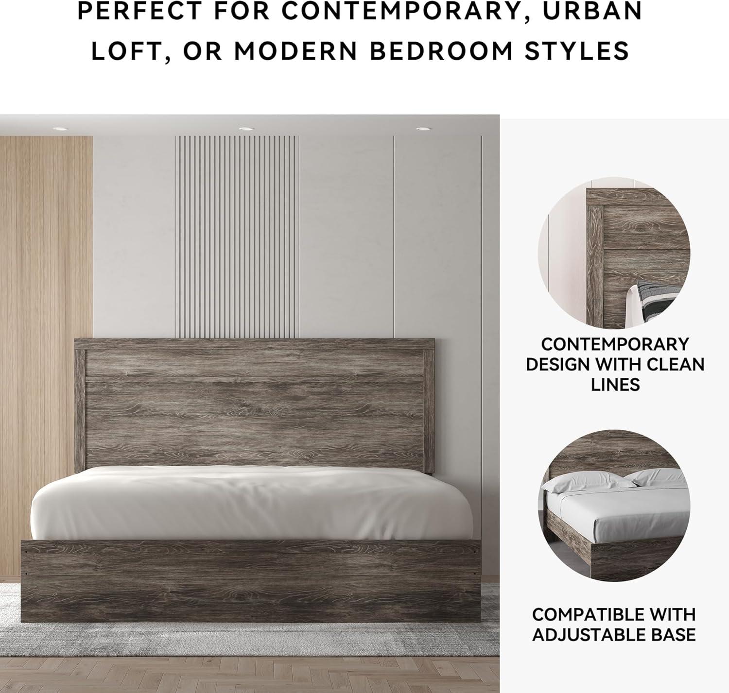 imageSignature Design by Ashley Stelsie Vintage SmoothGliding 6Drawer Dresser and Mirror with Safety Stop WhiteGrey