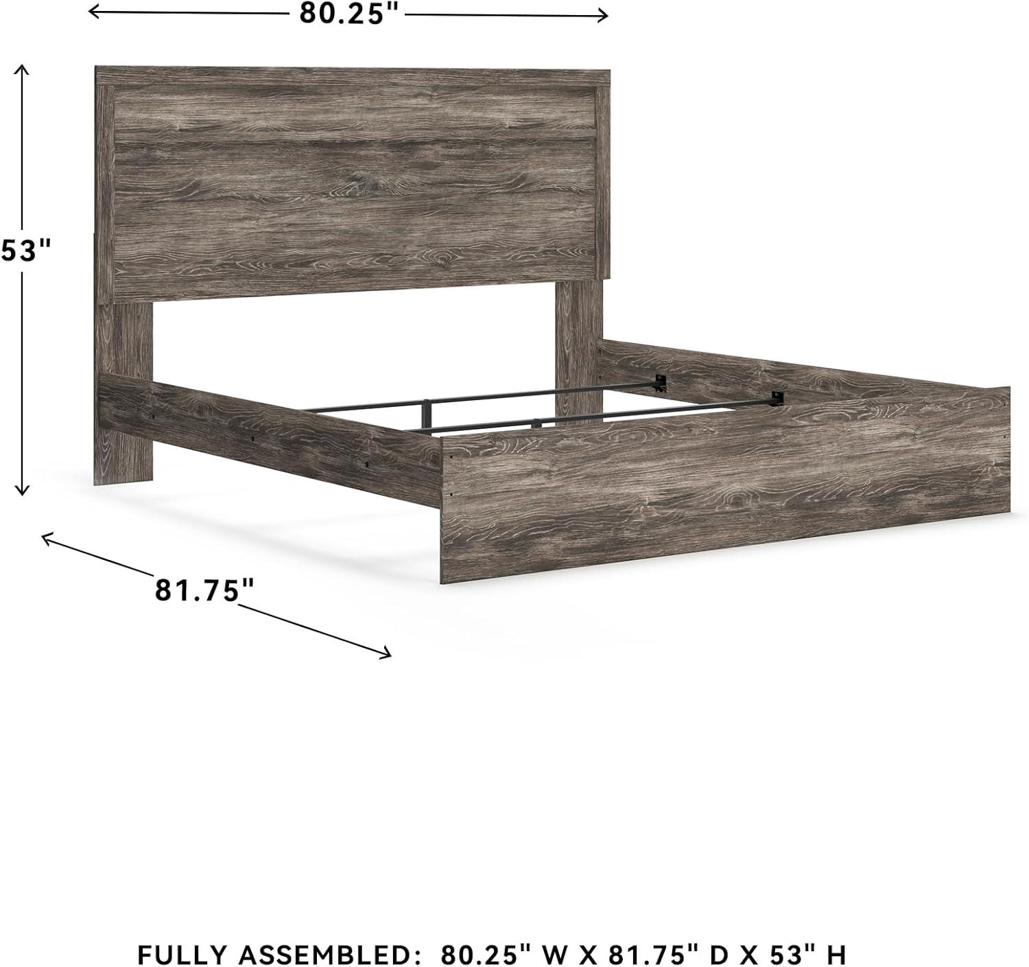imageSignature Design by Ashley Stelsie Vintage SmoothGliding 6Drawer Dresser and Mirror with Safety Stop WhiteGrey