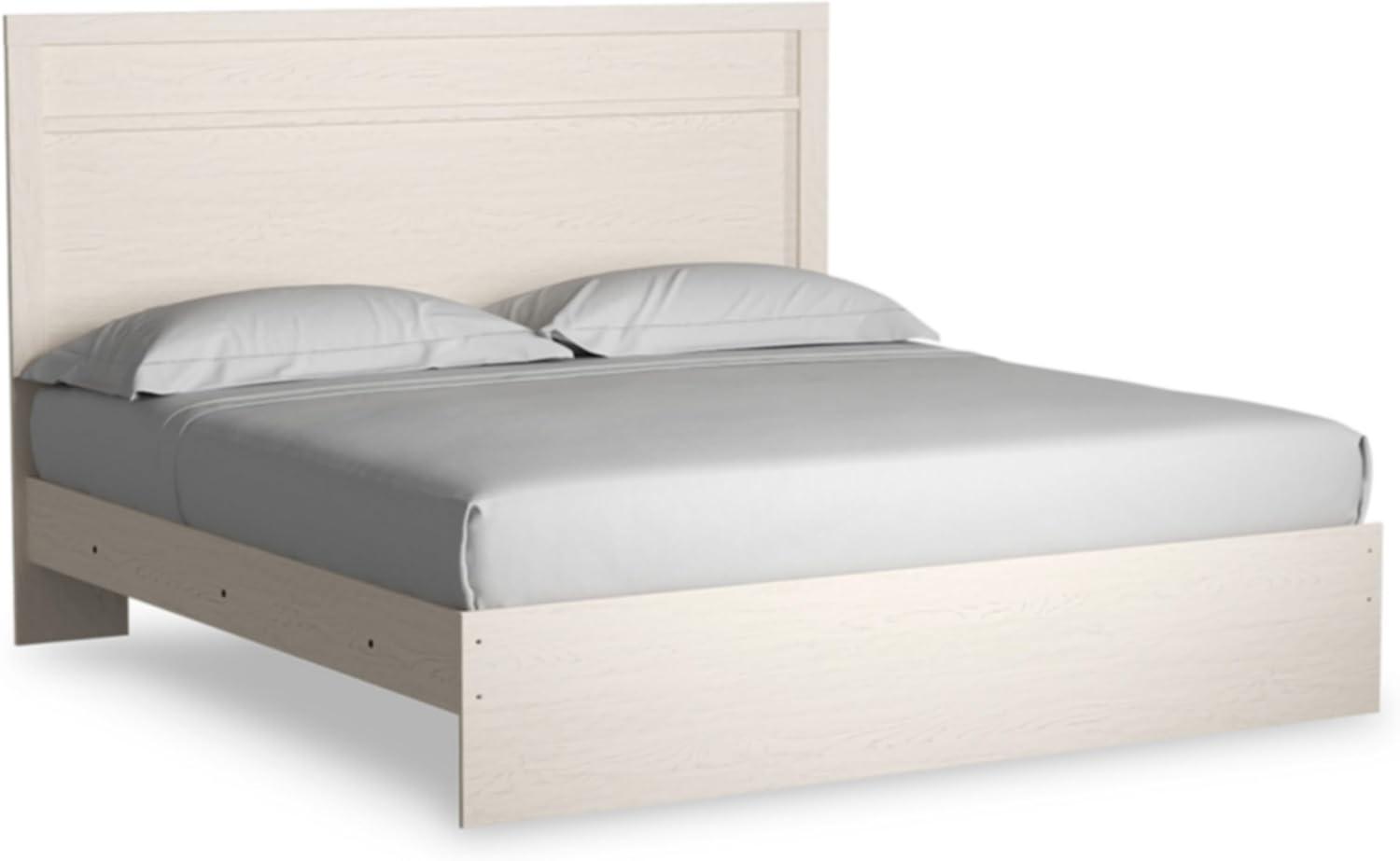 imageSignature Design by Ashley Stelsie Vintage SmoothGliding 6Drawer Dresser and Mirror with Safety Stop WhiteWhite