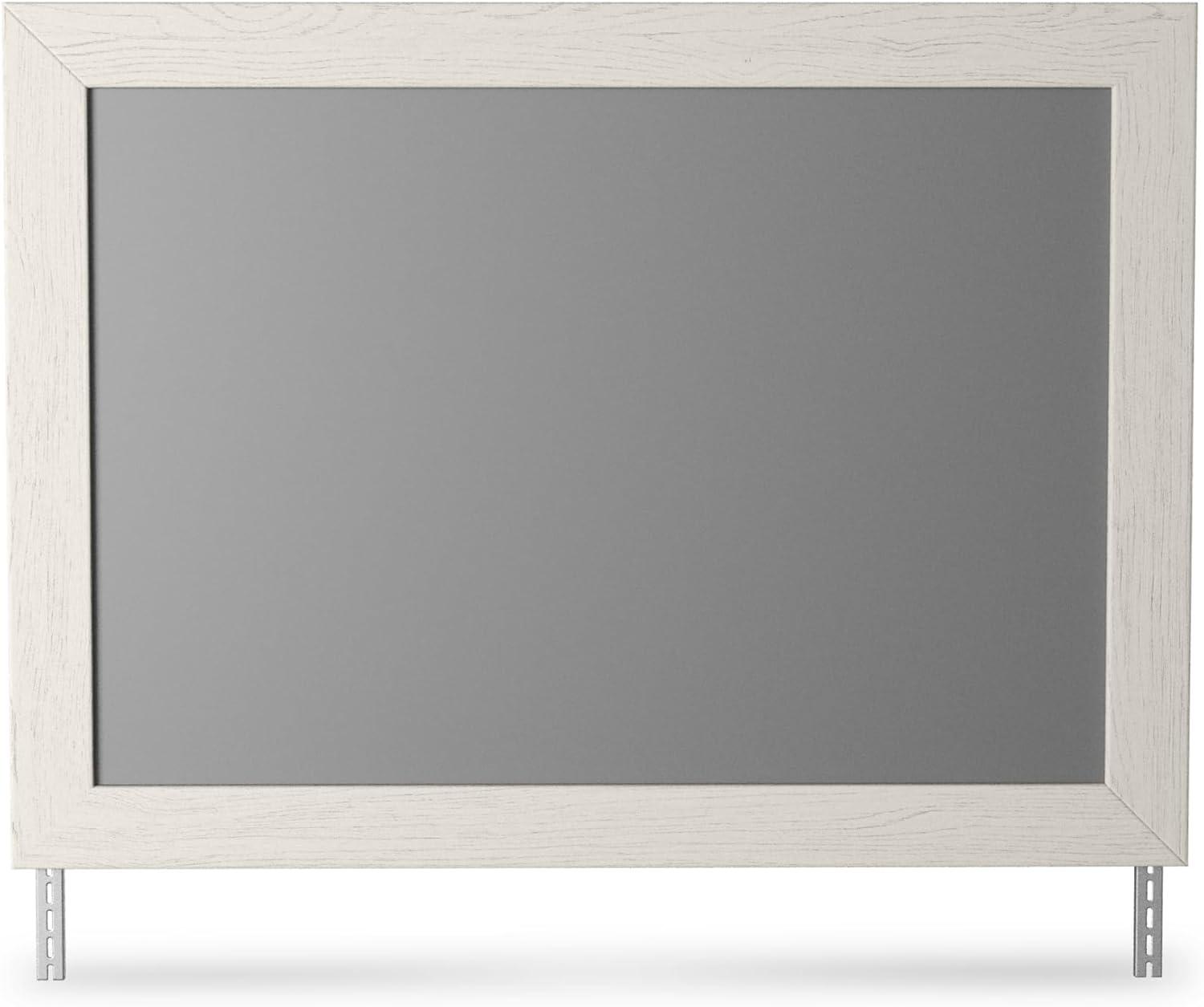 imageSignature Design by Ashley Stelsie Vintage SmoothGliding 6Drawer Dresser and Mirror with Safety Stop WhiteWhite