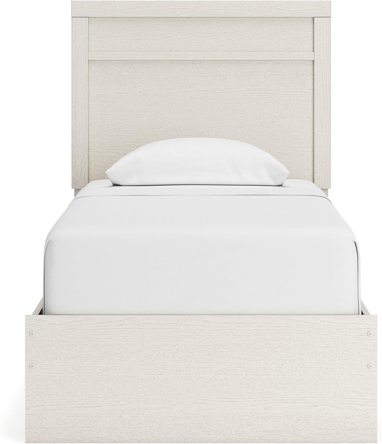 imageSignature Design by Ashley Stelsie Vintage SmoothGliding 6Drawer Dresser and Mirror with Safety Stop WhiteWhite