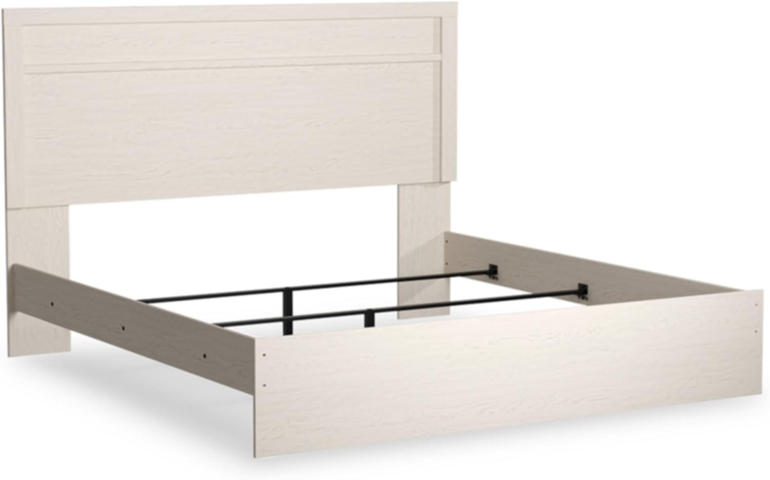 imageSignature Design by Ashley Stelsie Vintage SmoothGliding 6Drawer Dresser and Mirror with Safety Stop WhiteWhite