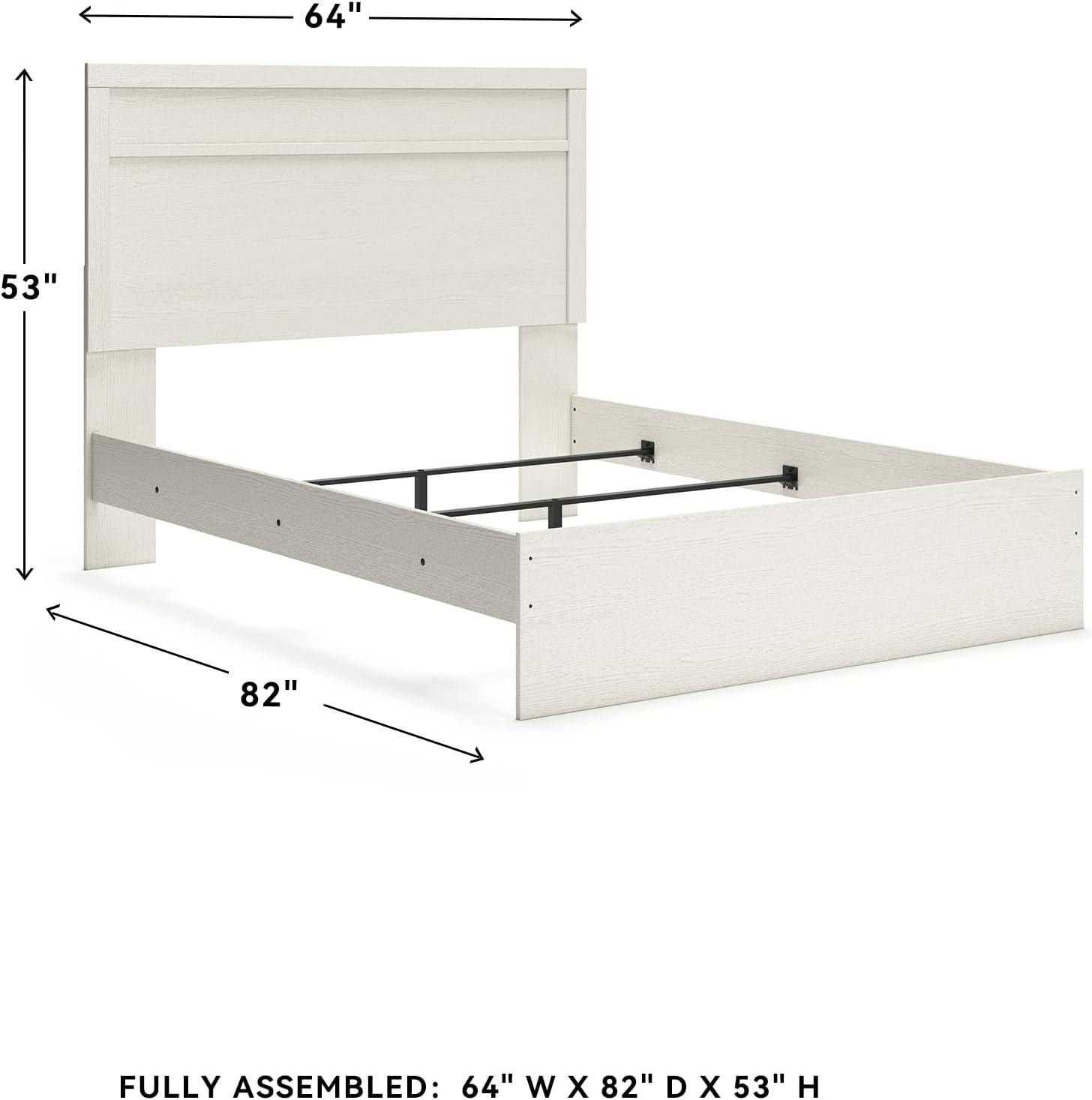 imageSignature Design by Ashley Stelsie Vintage SmoothGliding 6Drawer Dresser and Mirror with Safety Stop WhiteWhite
