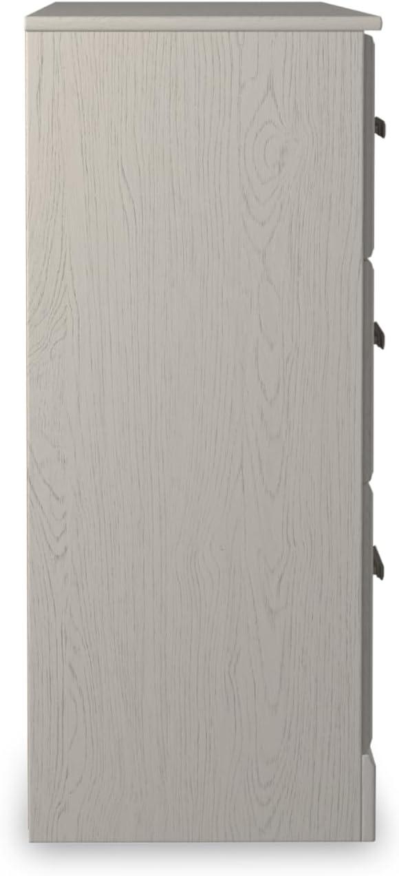 imageSignature Design by Ashley Stelsie Vintage SmoothGliding 6Drawer Dresser and Mirror with Safety Stop WhiteWhite