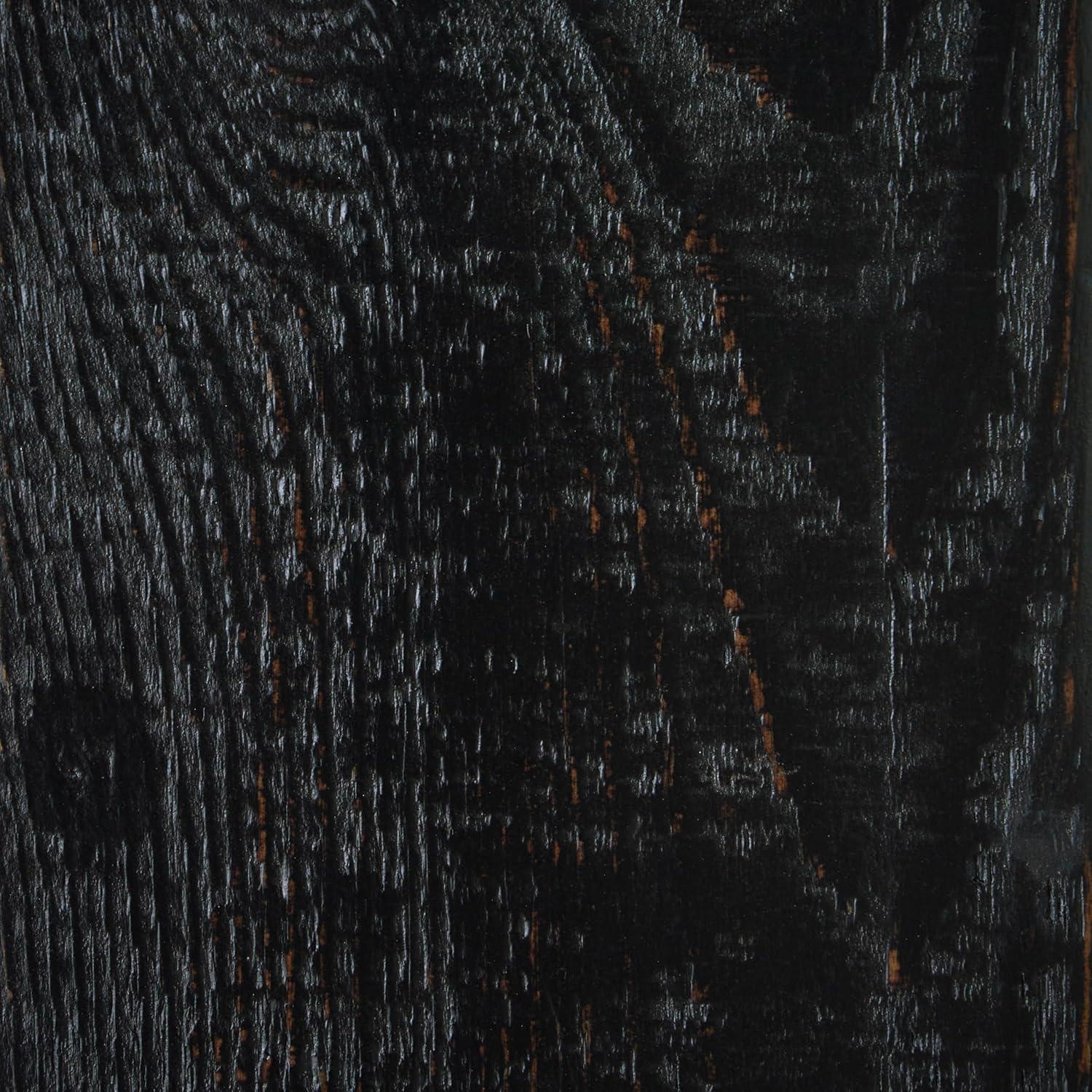 imageSignature Design by Ashley Valebeck Casual Upholstered Swivel Stool Round Metal Footrest Nailhead Trim Detail Wood 24quot White ampamp BlackBlack