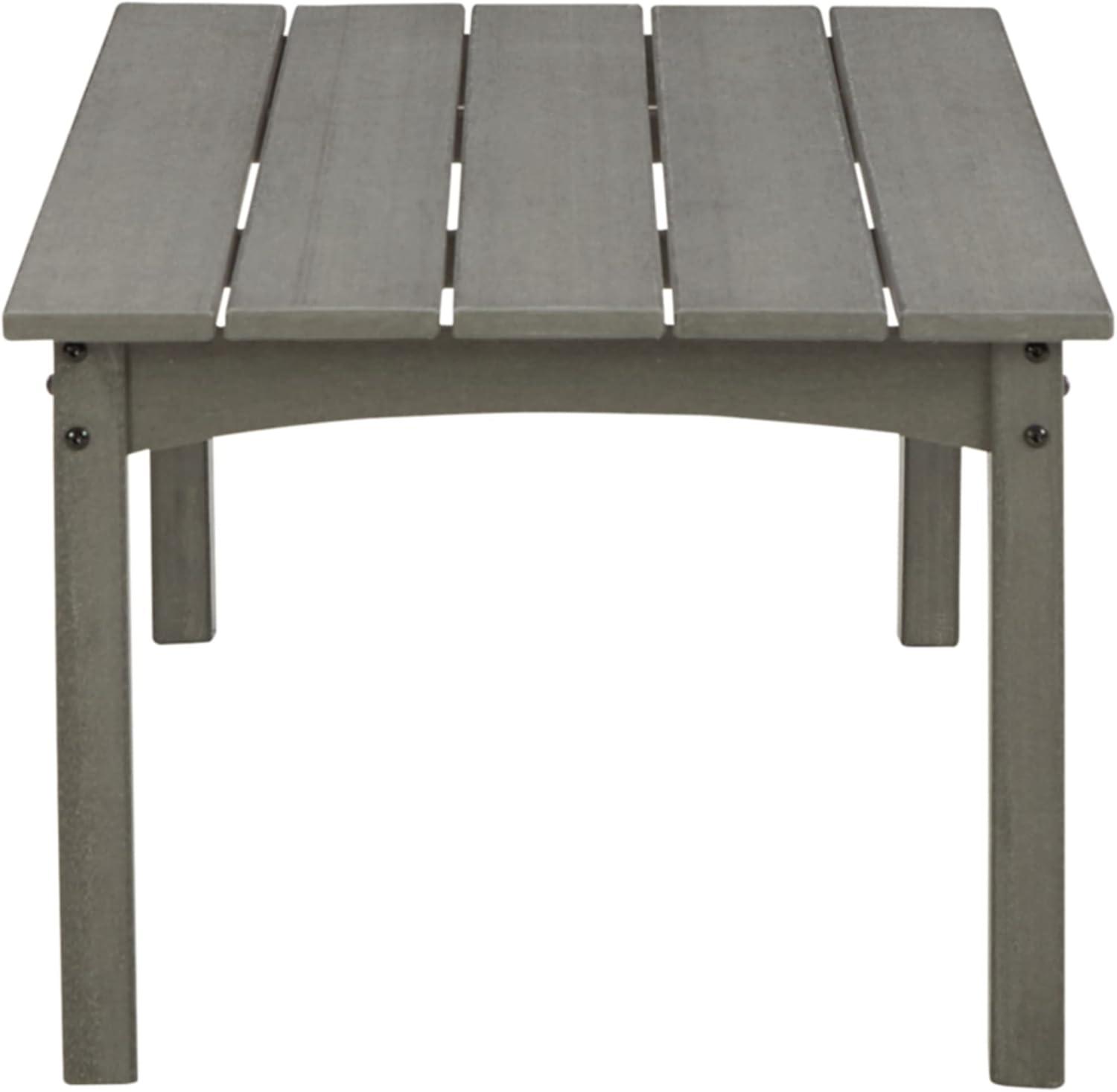 imageSignature Design by Ashley Visola Contemporary Outdoor Cushioned Chaise Lounge with Adjustable Backrest Nuvella Weather Resistant Fabric GrayCoffee Table