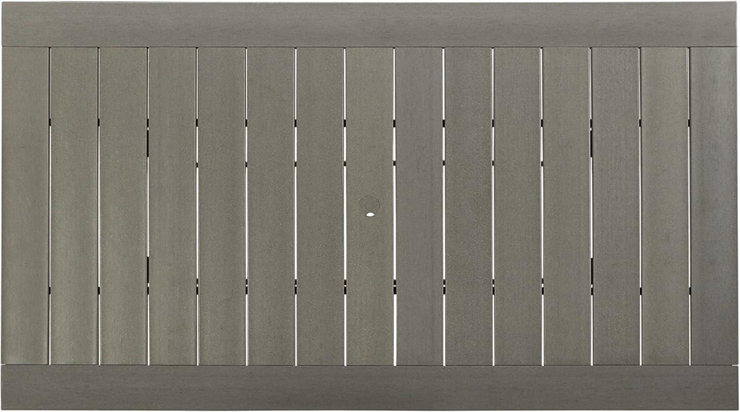 imageSignature Design by Ashley Visola Contemporary Outdoor Cushioned Chaise Lounge with Adjustable Backrest Nuvella Weather Resistant Fabric GrayDining Table