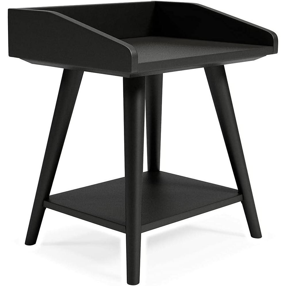 imageSignature Design by Ashley Blariden Modern Accent or End Table WhiteCharcoal