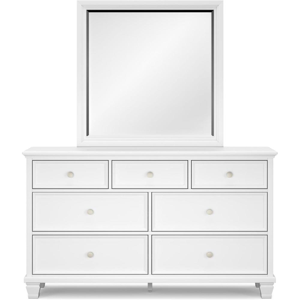 imageSignature Design by Ashley Danabrin Classic 2 Drawer Nightstand for Bedroom 2663quot Tall Dark BrownWhite