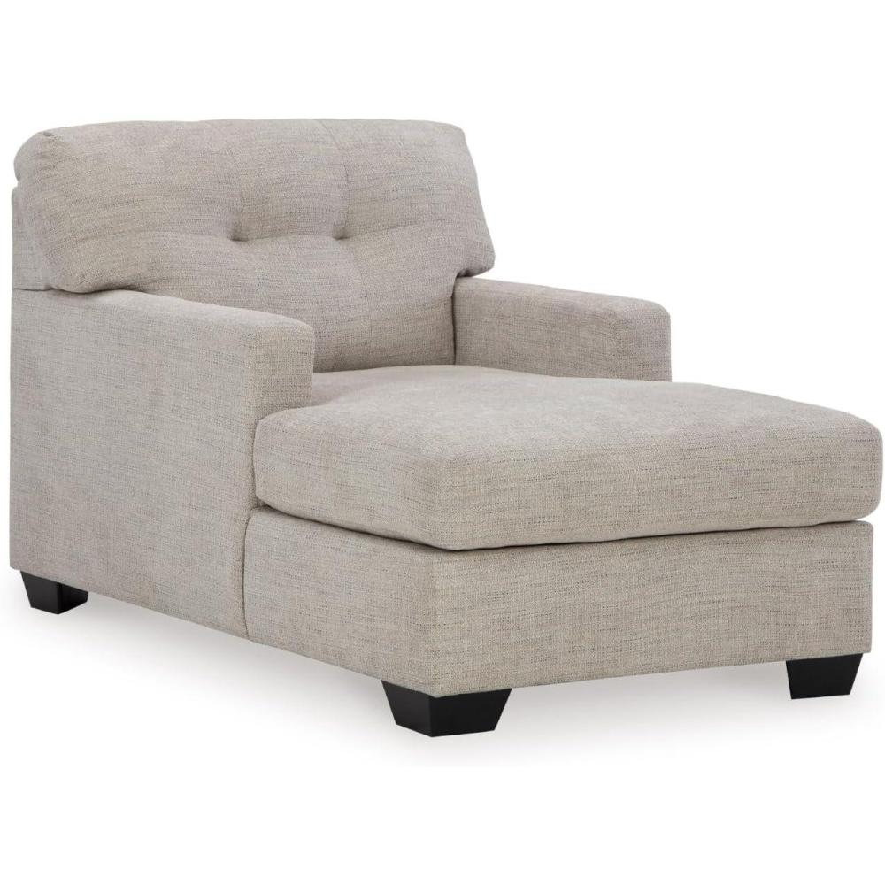 imageSignature Design by Ashley Mahoney Contemporary Tufted Upholstered Chaise BeigeBeige