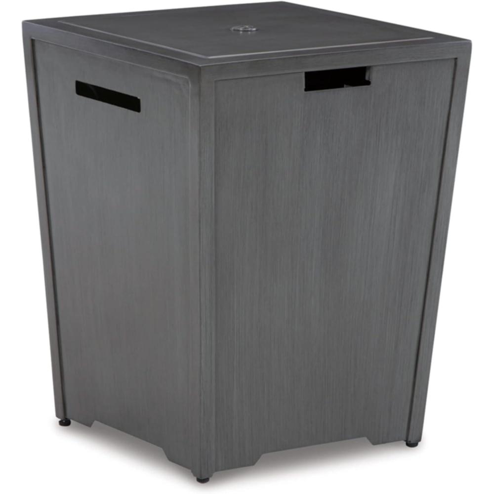 imageSignature Design by Ashley Rodeway South Casual Fire Pit with BatteryOperated Ignition System Dark BrownGray