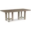 imageSignature Design by Ashley Chrestner Contemporary Rectangular Dining Room Table Brown Finish