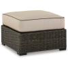 Outdoor Ottoman with Cushion
