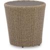 imageSignature Design by Ashley Danson Bohemian Outdoor End Table Light Brown