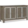 imageSignature Design by Ashley Krystanza Casual Dining Server with Adjustable Shelves Weathered Gray