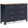 6 Drawer Dresser