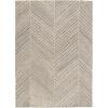 imageSignature Design by Ashley Leaford Hand Tufted Chevron 78quot x 10 Area Rug 6mm Pile Taupe