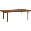imageSignature Design by Ashley Lyncott MidCentury Dining Extension Table with Removable Center Leaf Dark Brown