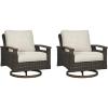 Swivel Lounge Chair (Set of 2)