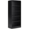 imageSignature Design by Ashley Rowanbeck Modern Freestanding 5Tier 72quot Bookcase with 3 Adjustable Shelves Black