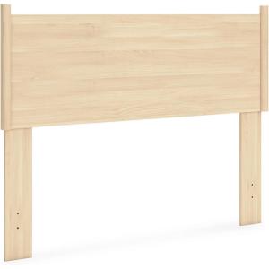 Signature Design by Ashley Cabinella Rustic Panel Headboard for Bedroom, Adjustable Height Options, Wood, Queen, Light Brown (Headboard Only)(Full)