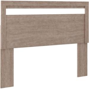 Signature Design by Ashley Finch Modern Headboard ONLY, Queen, Black(Beige)