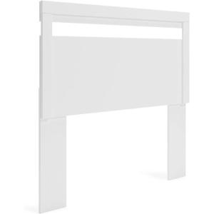 Signature Design by Ashley Finch Modern Headboard ONLY, Queen, Black(White)