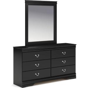 Signature Design by Ashley Huey Vineyard Classic 6 Drawer Dresser, BLack(Black)