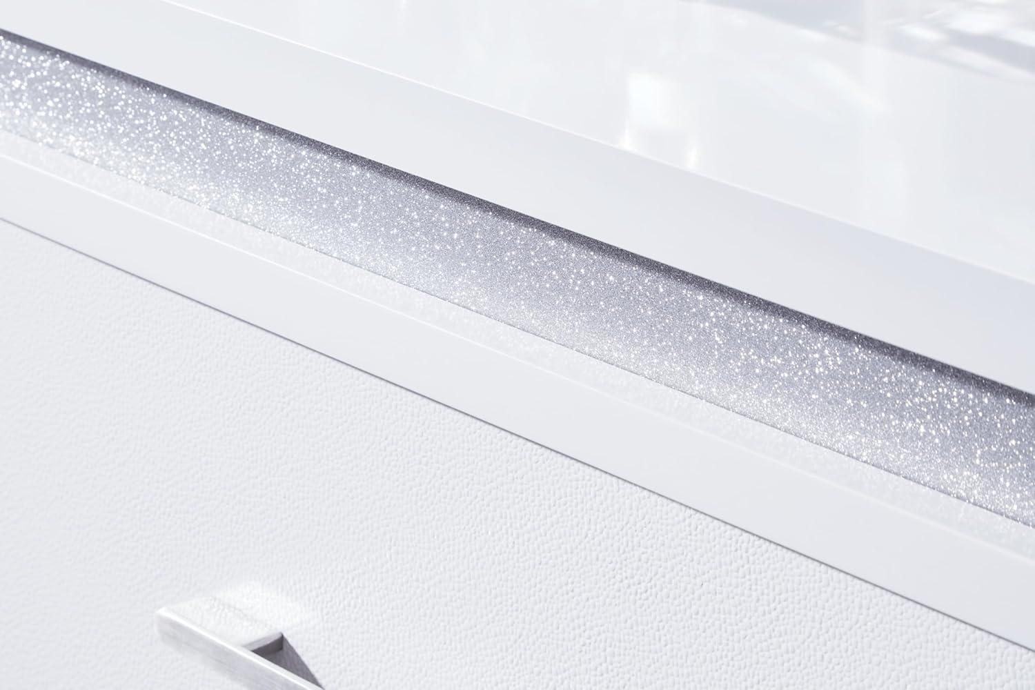 imageSignature Design by Ashley Arlendyne Traditional 9 Drawer Dresser with Feltlined Top Drawer for Bedroom WhiteWhite