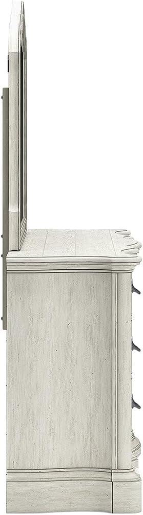 imageSignature Design by Ashley Arlendyne Traditional 9 Drawer Dresser with Feltlined Top Drawer for Bedroom WhiteWhite