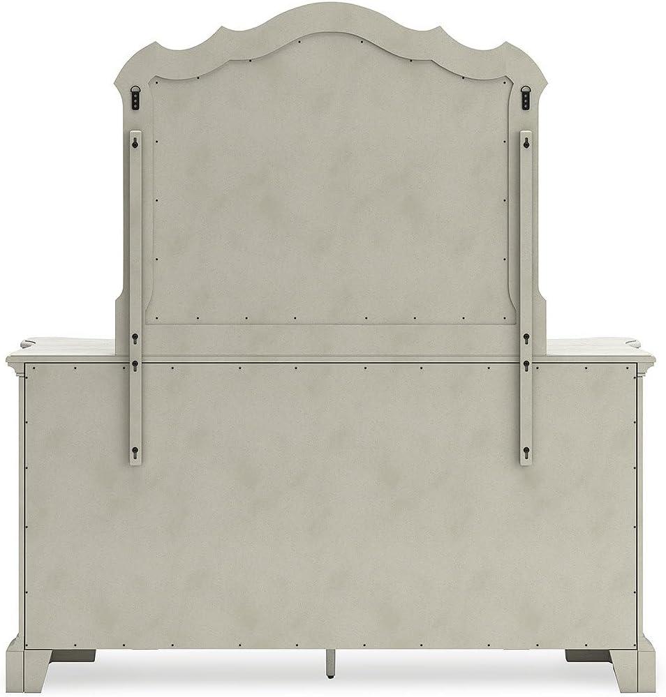 imageSignature Design by Ashley Arlendyne Traditional 9 Drawer Dresser with Feltlined Top Drawer for Bedroom WhiteWhite