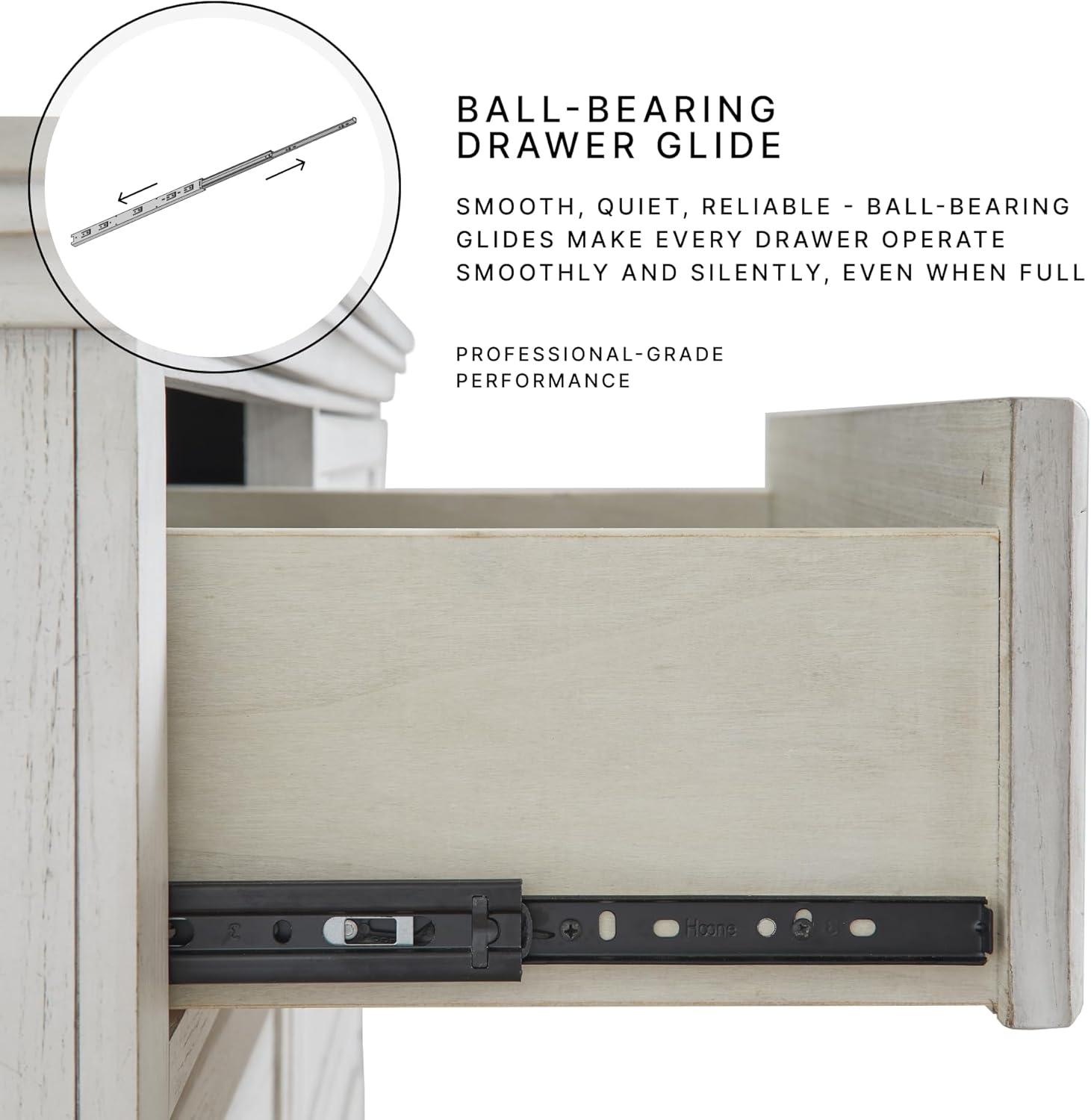 imageSignature Design by Ashley Bermacy Casual 6Drawer Dresser with Safety Stop Light BrownBrown