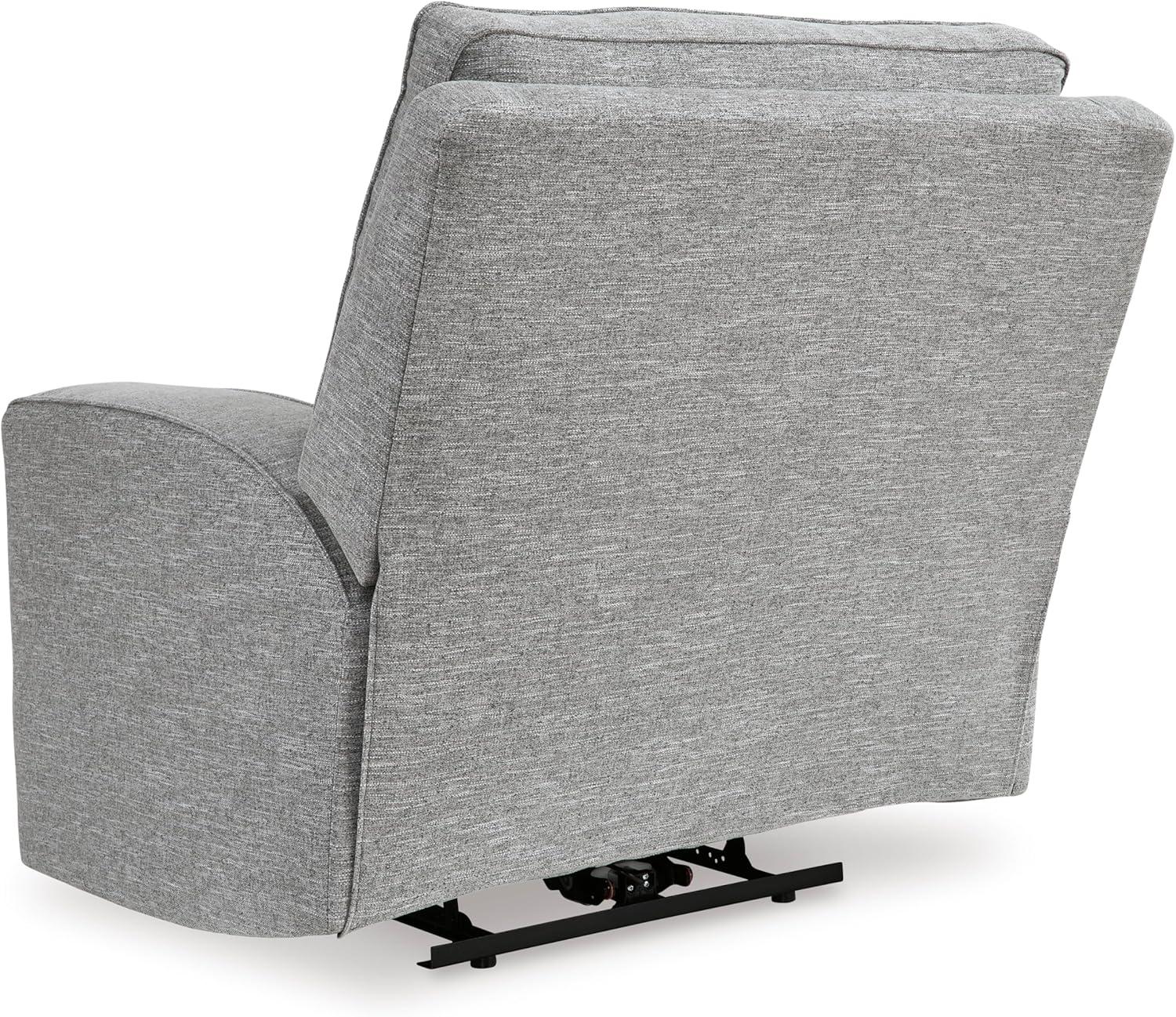 imageSignature Design by Ashley Biscoe Casual UV Resistant Power Reclining Sofa with Adjustable Headrest and USB Ports Light GrayLoveseat